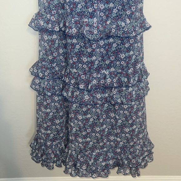 NWT Free People Ruffle Tiered Maxi Dress M - Picture 6 of 7